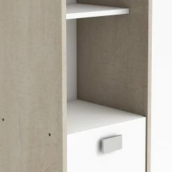 Demeyere Colonne 2 Portes HONOLULU Blanc/chêne Champagne 11 Demeyere Colonne 2 Portes HONOLULU Blanc/chêne Champagne -Ledepot-bailleul Soldes Magasin colonne 2 portes honolulu blanc chene champagne 4