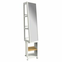 Colonne Miroir Pivotante 5 Niveaux Coconut -Ledepot-bailleul Soldes Magasin colonne miroir pivotante 5 niveaux coconut 2