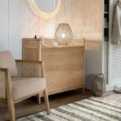 Commode 3 Tiroirs Cannage Arty Atmosphera -Ledepot-bailleul Soldes Magasin commode 3 tiroirs cannage arty atmosphera 3