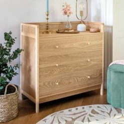 Commode 3 Tiroirs Cannage Arty Atmosphera -Ledepot-bailleul Soldes Magasin commode 3 tiroirs cannage arty atmosphera 4