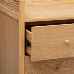 Commode 3 Tiroirs Cannage Arty Atmosphera -Ledepot-bailleul Soldes Magasin commode 3 tiroirs cannage arty atmosphera 5