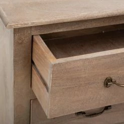 Commode 3 Tiroirs Hiver En Bois Atmosphera -Ledepot-bailleul Soldes Magasin commode 3 tiroirs hiver en bois atmosphera 3