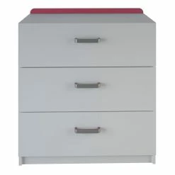 Demeyere Commode 3 Tiroirs Reverso Rose Ou Bleu -Ledepot-bailleul Soldes Magasin commode 3 tiroirs reverso rose ou bleu 3
