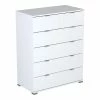 Demeyere Commode 4+2 Tiroirs Blanche Perfect -Ledepot-bailleul Soldes Magasin commode 42 tiroirs blanche perfect