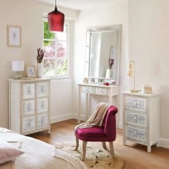 Commode Bois 3 Tiroirs Hina Atmosphera -Ledepot-bailleul Soldes Magasin commode bois 3 tiroirs hina atmosphera 1