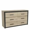 Demeyere Commode Kansas 6 Tiroirs -Ledepot-bailleul Soldes Magasin commode colorado 6 tiroirs