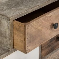 Commode Koval Uni 8 Tiroirs Bois Massif Atmosphera -Ledepot-bailleul Soldes Magasin commode koval uni 8 tiroirs bois massif atmosphera 2