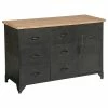 Commode Métal Et Bois Cierna Atmosphera -Ledepot-bailleul Soldes Magasin commode metal torof atmosphera