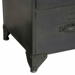 Commode Métal Et Bois Cierna Atmosphera -Ledepot-bailleul Soldes Magasin commode metal torof atmosphera 2