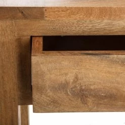Console 2 Tiroirs Ajmal Bois Massif Manguier Atmosphera -Ledepot-bailleul Soldes Magasin console 2 tiroirs ajmal bois massif manguier atmosphera 3