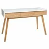 Console Sur Pieds Bois Elva Blanc Atmosphera -Ledepot-bailleul Soldes Magasin console sur pieds bois elva blanc atmosphera