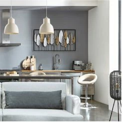 Déco Murale 135 Cm Plumes Métal Atmosphera -Ledepot-bailleul Soldes Magasin deco murale 134 cm plumes metal atmosphera 2