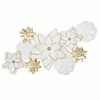 Déco Murale Métal Fleurs Folk Blanc Et Doré 80x42 Atmosphera -Ledepot-bailleul Soldes Magasin deco murale metal fleurs folk blanc et dore 80x42 atmosphera