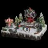 Déco Noël Grande Roue La Fête Foraine Secteur Lumineux Animé