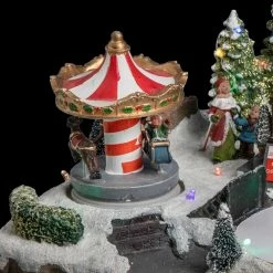 Déco Noël Grande Roue La Fête Foraine Secteur Lumineux Animé -Ledepot-bailleul Soldes Magasin deco noel grande roue la fete foraine secteur lumineux anime 2