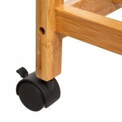 Desserte Bambou 1 Tiroir Roulettes 37 Cm 5Five -Ledepot-bailleul Soldes Magasin desserte bambou 1 tiroir roulettes 37 cm 5five 1