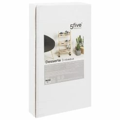 Desserte Bois 3 Cagettes 5Five -Ledepot-bailleul Soldes Magasin desserte bois 3 cagettes 5five 1