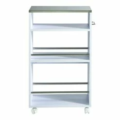 Demeyere Desserte De Cuisine Coffee Blanc -Ledepot-bailleul Soldes Magasin desserte cuisine cafe blanc 3