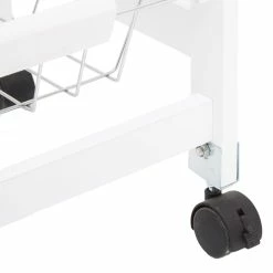 ATMOSPHERA Desserte De Cuisine Verre Blanc Modèle GUSTAF -Ledepot-bailleul Soldes Magasin desserte de cuisine verre blanc modele gustaf 3