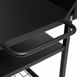 Desserte De Plancha Extérieure Noire Neka -Ledepot-bailleul Soldes Magasin desserte de plancha exterieure noire neka 5