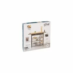 Desserte En Bambou Et Métal Nera 5five -Ledepot-bailleul Soldes Magasin desserte en bambou et metal nera 5five 4