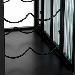 Desserte En Métal Et Verre Noir Noam 5Five 10 Desserte En Métal Et Verre Noir Noam 5Five -Ledepot-bailleul Soldes Magasin desserte en metal et verre noir noam 5five 3