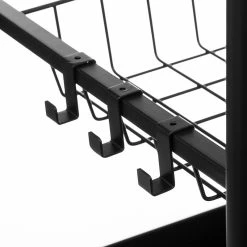 Desserte Paniers Métal Et Planche Amovible 5Five -Ledepot-bailleul Soldes Magasin desserte paniers metal et planche amovible 5five 2