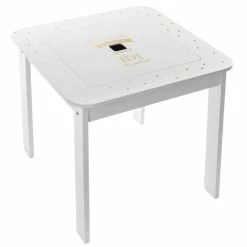 Ensemble Table + 2 Tabourets Enfant Blanc Doré Dream Atmosphera 11 Ensemble Table + 2 Tabourets Enfant Blanc Doré Dream Atmosphera -Ledepot-bailleul Soldes Magasin ensemble table 2 tabourets enfant blanc dore dream atmosphera 2