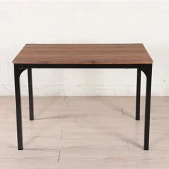 Ensemble Table + 4 Chaises Métal Et Effet Bois 7 Ensemble Table + 4 Chaises Métal Et Effet Bois -Ledepot-bailleul Soldes Magasin ensemble table 4 chaises metal et effet bois 1