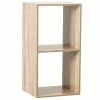 Etagère 2 Cases Mix Naturel 5Five -Ledepot-bailleul Soldes Magasin etagere 2 cases mix modul naturel 5five