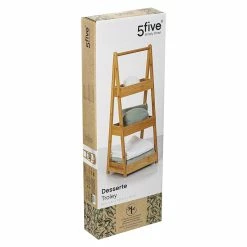 Etagère 3 Niveaux Bambou Green 5Five -Ledepot-bailleul Soldes Magasin etagere 3 niveaux bambou green 5five 1