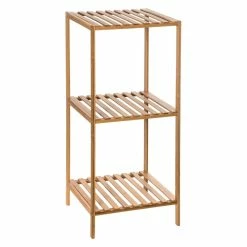 Etagère 4 Niveaux Salle Bain Varia Naturel Bambou -Ledepot-bailleul Soldes Magasin etagere 4 niveaux salle bain varia naturel bambou 3
