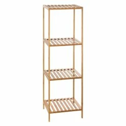 Etagère 5 Niveaux Salle Bain Varia Naturel Bambou -Ledepot-bailleul Soldes Magasin etagere 5 niveaux salle bain varia naturel bambou 4