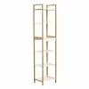 Etagère 6 Niveaux H180 Cm Bambou Nuovo -Ledepot-bailleul Soldes Magasin etagere 6 niveaux h180 cm bambou nuovo