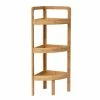 Etagère D'angle 3 Niveaux En Bambou -Ledepot-bailleul Soldes Magasin etagere d angle 3 niveaux en bambou