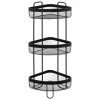 Etagère D'angle 3 Niveaux Métal Noir Mayaj 5Five -Ledepot-bailleul Soldes Magasin etagere d angle 3 niveaux metal noir mayaj 5five