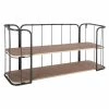 Etagère Métal Murale Jordi 2 Niveaux Atmosphera -Ledepot-bailleul Soldes Magasin etagere metal murale jordi 2 niveaux atmosphera