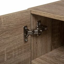 Etagère Murale 2 Niveaux + Porte Naturel Fixup 5Five -Ledepot-bailleul Soldes Magasin etagere murale deux niveaux porte naturel fixup 5five 3