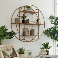 Etagère Murale Ronde D77 Asco Atmosphera -Ledepot-bailleul Soldes Magasin etagere murale ronde d79 asco atmosphera 2