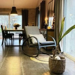 Fauteuil à Bascule Nevada Noir Graphite Hespéride -Ledepot-bailleul Soldes Magasin fauteuil a bascule nevada noir graphite hesperide 5