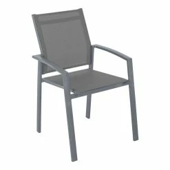Fauteuil Axiome Hespéride Gris Silex Quartz