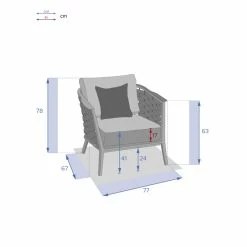 Fauteuil De Salon Extérieur 1 Place Embruns Hespéride -Ledepot-bailleul Soldes Magasin fauteuil de salon exterieur 1 place embruns hesperide 3