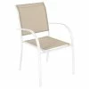 Fauteuil Empilable Piazza Hespéride Lin/blanc -Ledepot-bailleul Soldes Magasin fauteuil empilable piazza hesperide lin blanc