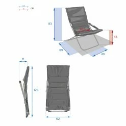 Fauteuil Relax Milos Ardoise Hespéride -Ledepot-bailleul Soldes Magasin fauteuil relax milos ardoise hesperide 1 3