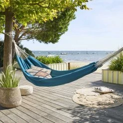 Hamac 150x307 Yaqui Bleu Canard Hespéride 6 Hamac 150x307 Yaqui Bleu Canard Hespéride -Ledepot-bailleul Soldes Magasin hamac 150x307 yaqui bleu canard hesperide 1 1