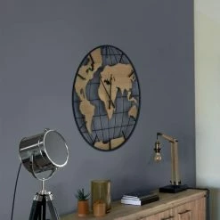 Horloge 90cm Monde Jay Atmosphera -Ledepot-bailleul Soldes Magasin horloge 90cm monde jay atmosphera 3