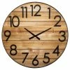 Horloge Abby En Métal Et Bois D70 Atmosphera