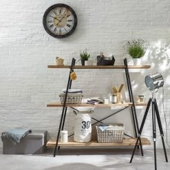 Horloge Décor Cordes D68 Atmosphera -Ledepot-bailleul Soldes Magasin horloge au decor cordes 68cm 2