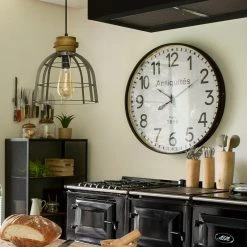 Horloge Bois Ceinture D92 Atmosphera -Ledepot-bailleul Soldes Magasin horloge bois ceinture diam 92 cm atmosphera 2