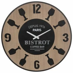 Horloge D57 Bistrot En Bois Lais Atmosphera